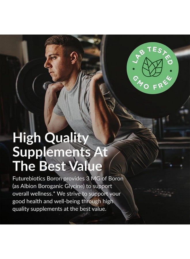 Futurebiotics Boron 3mg, Vegetarian, Non-GMO, Chelated for Absorption, 250 Tablets - Image 4