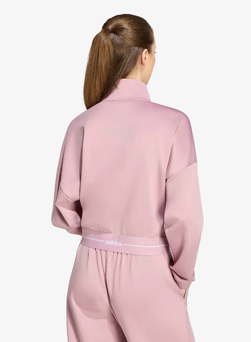 Adidas MAGMAU Hyperglam Cropped Track Top for Women | Best Price UAE