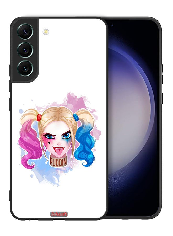 Tolwak Samsung Galaxy S22 5G Protective Case Cover Harley Quinn Art - Image 2