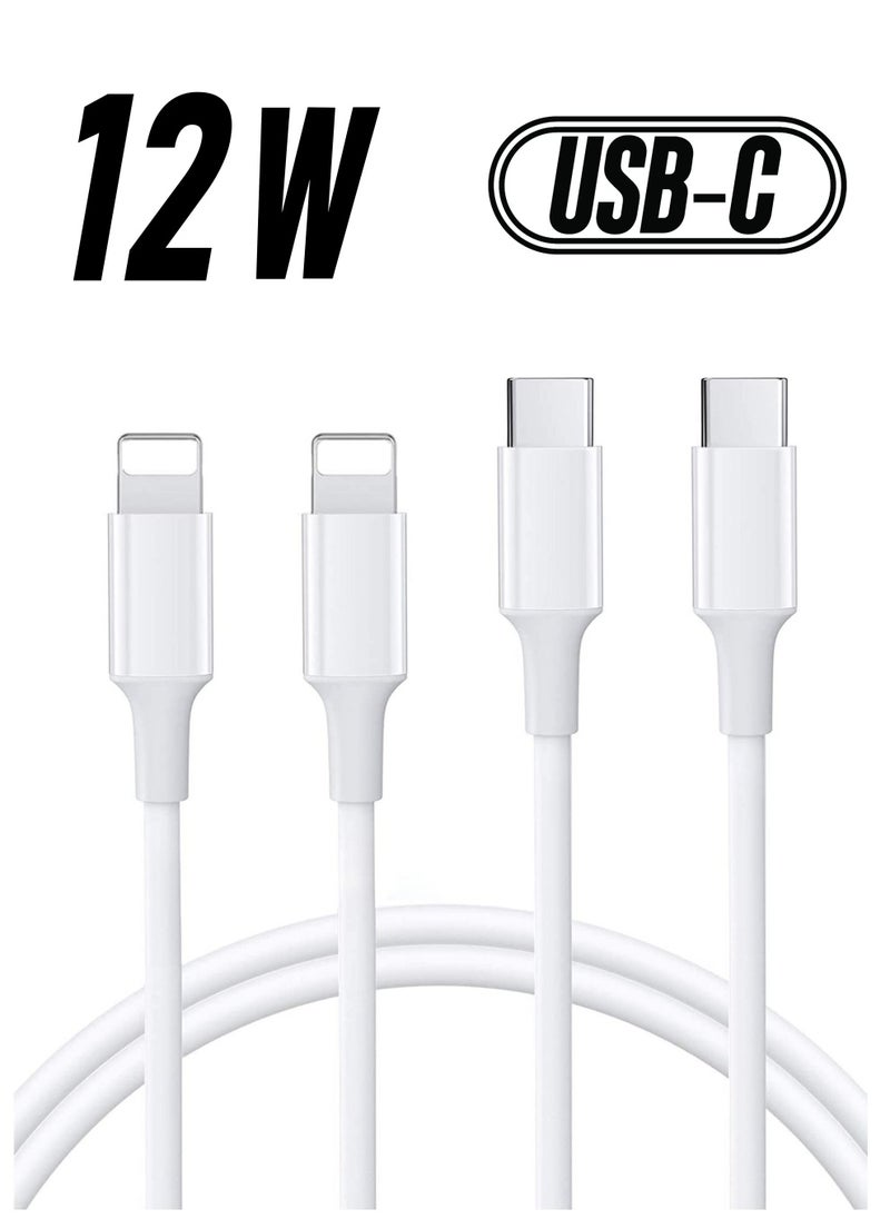 Generic - USB C to Lightning Cable 2Pack 3FT [Apple MFi Certified] iPhone 11 Lightning to USB-C Fast Charging Cable Compatible iPhone 12 11/11 Pro/11 Pro Max/X/XS/XR/XS Max/8/8 Plus, Supports Power Delivery - Image 1