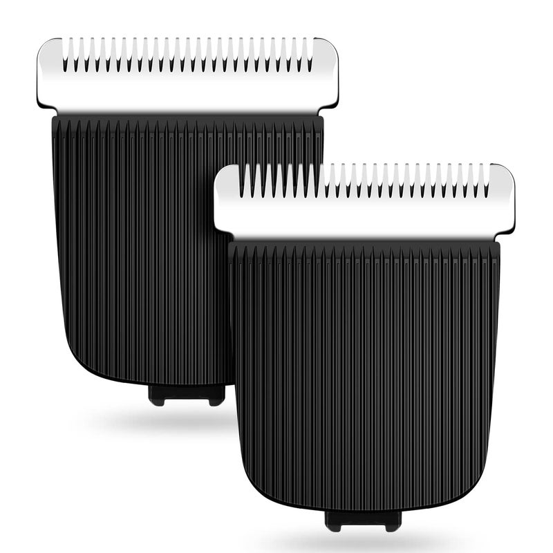 Amorka 2 Pack Replacement Blade for Manscaped The Lawn Mower Electric Groin Hair Trimmer Blade, Hygienic Snap-In Replacement Blades Compatible with Manscaped Lawn Mower 4.0 3.0 2.0 Replaceable Blade, Black - Image 1