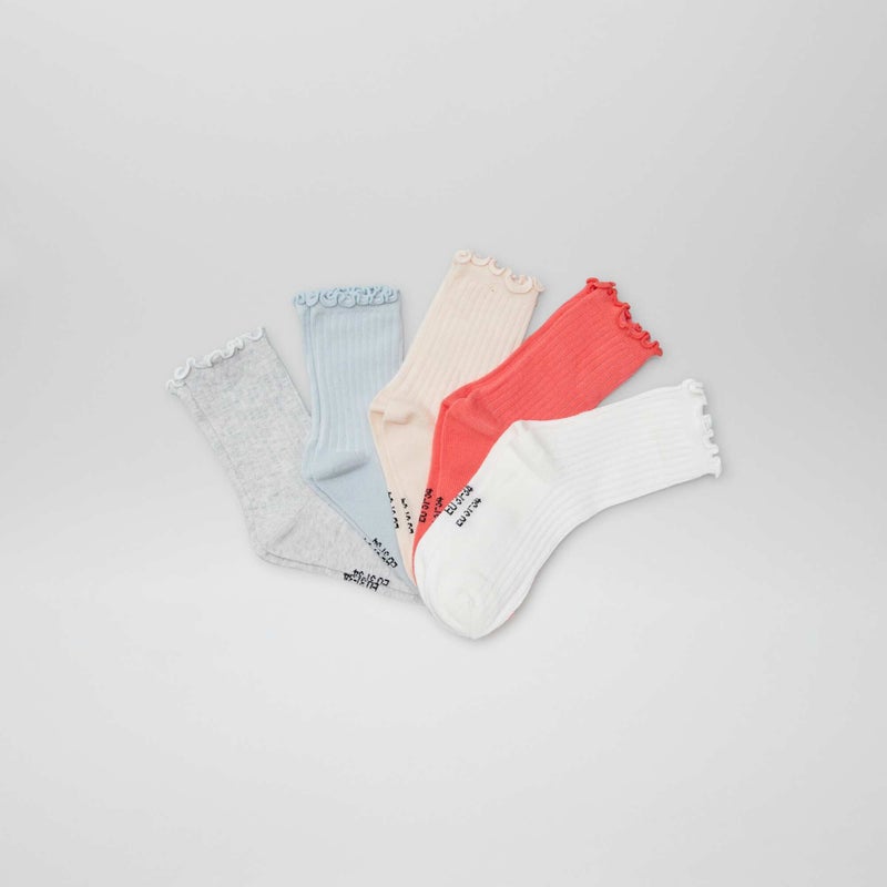 Girls Pack of 5 pairs of socks