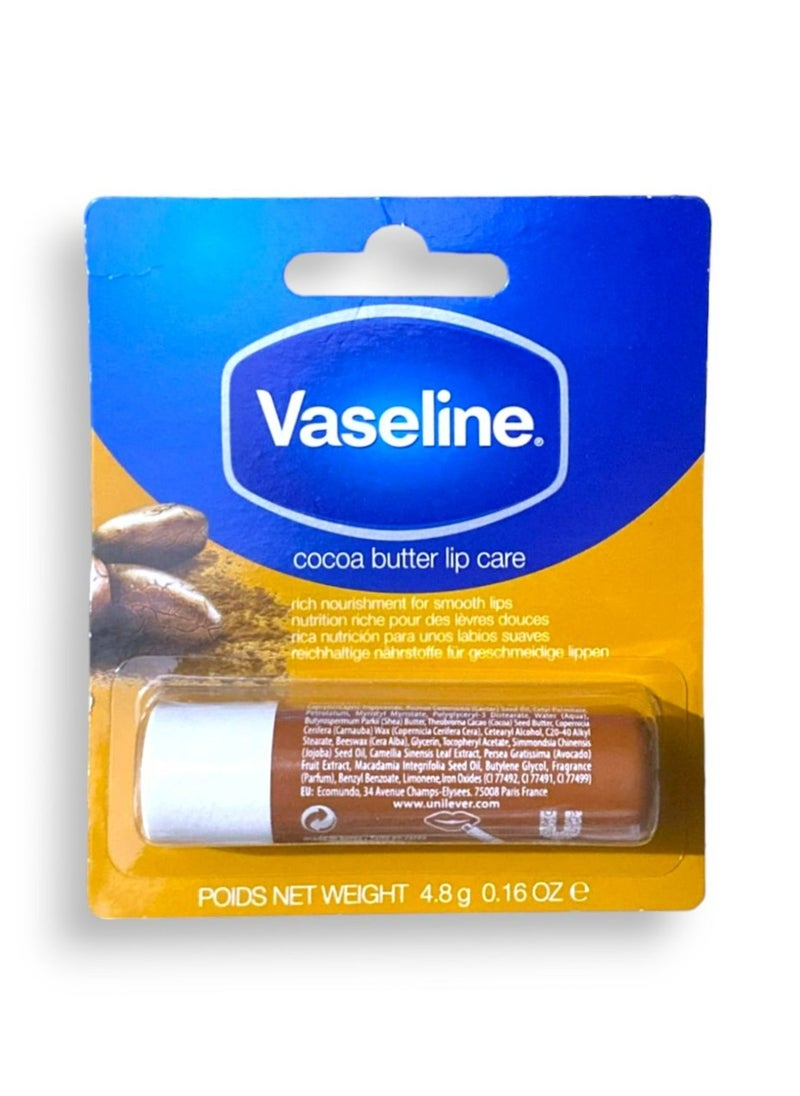 Vaseline Cocoa Butter For Lip Care 4.8g - Image 1