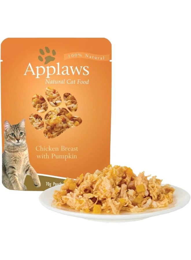 Applaws Cat Wet Food 70g Chicken Breast with Pumpkin in Broth - Image 4