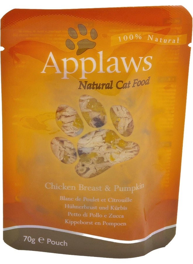 Applaws Cat Wet Food 70g Chicken Breast with Pumpkin in Broth - Image 1