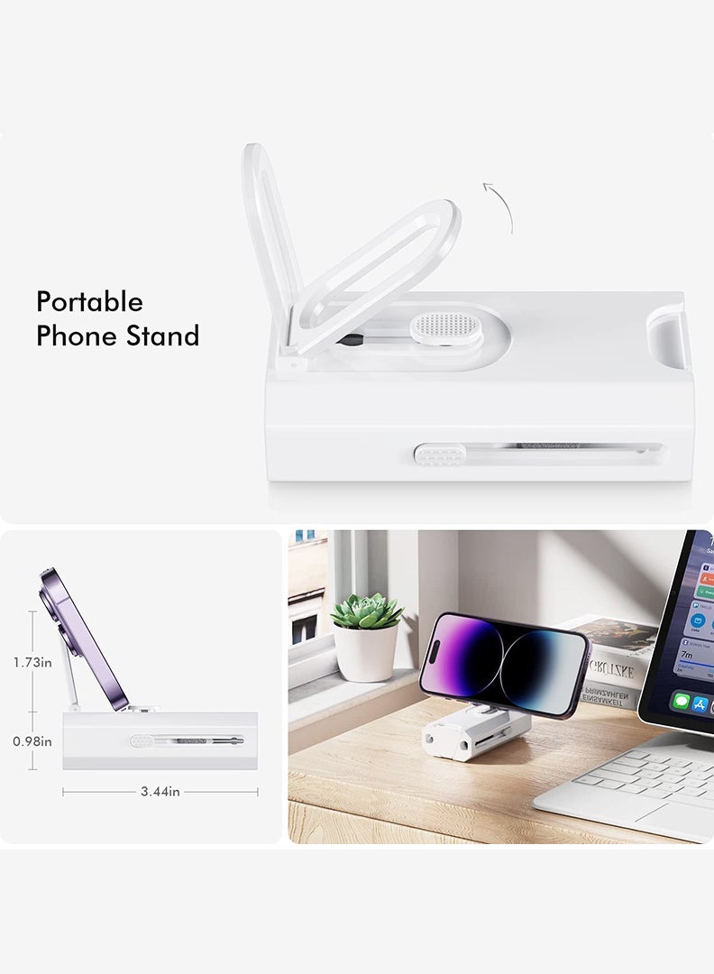 Theodor 8 in 1 Keyboard Cleaner Kit, Laptop Screen Cleaner, Multi Functional Cleaner Tools with Soft Keyboard Brush Keycap Puller for Airpods Pro Earbuds PC Laptop Phone Headphones Computer (White) - Image 4