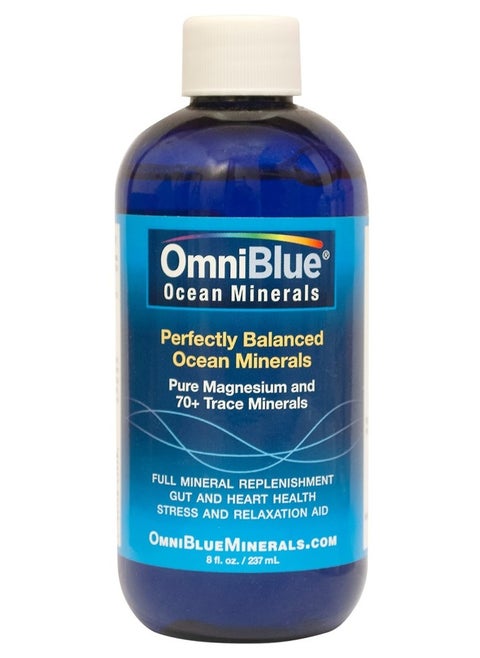 Ocean Minerals | 100% Natural Solar-Harvested Ocean Electrolytes | All Required Macro and Trace Minerals | Not Lab-Made | No Additives … (8 oz.)