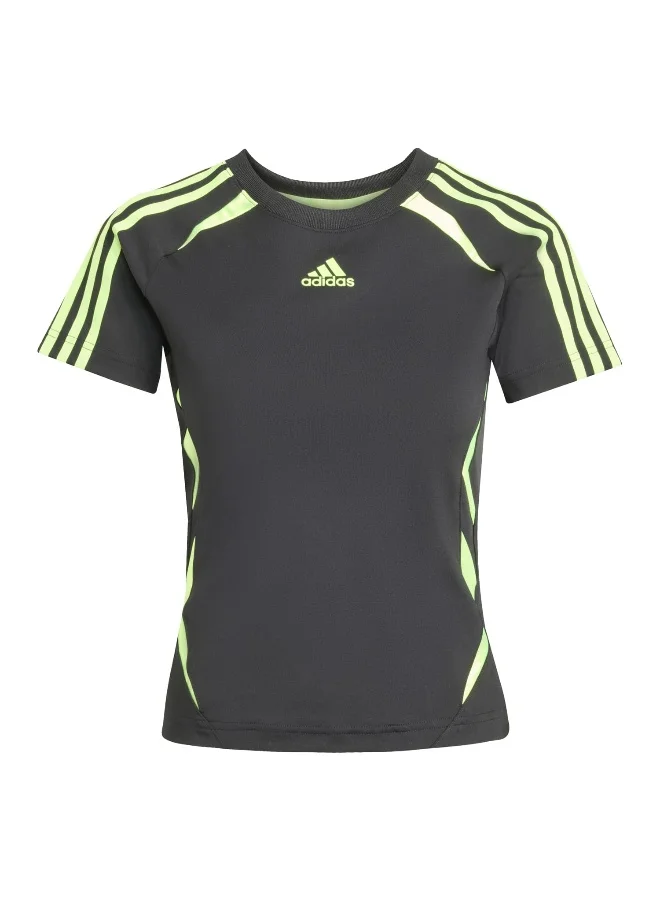 Adidas Adidas Teamgeist Tee Black T-Shirt (Short Sleeve) T-Shirts For Women