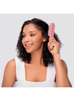 Pro Nylon Pin 9 Row Styling Brush For Detangling, Separating, Shaping, And Defining Wet Or Curly Hair, Heat-Resistant, Anti-Static, Pink - pzsku/ZF53C8808A1F8C0A75F2DZ/45/_/1734182994/19981965-1429-4db0-87a7-8545ff1f7ddc