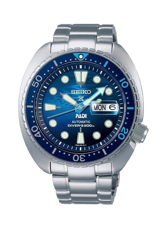 Seiko ساعة رجال سيكو بروسبكس كينغ تيرتل زرقاء SRPK01K1 من الفولاذ لمحيط البحر - Image 1