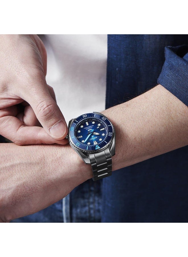 Seiko ساعة رجال سيكو بروسبكس كينغ تيرتل زرقاء SRPK01K1 من الفولاذ لمحيط البحر - Image 2