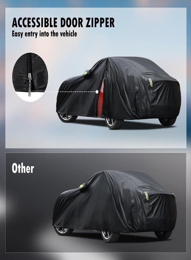 Migaven Car Cover Custom Fit for Mazda MX-5 Miata (1989-2023), Waterproof All Weather for Automobiles Full Exterior Cover Sun Rain Snow Protector with Door Zipper - Image 2