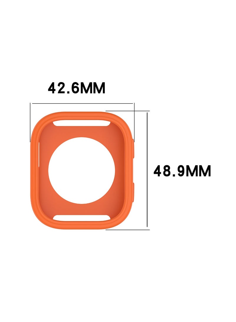 Silicone Case for Huami Amazfit Bip6 (A2435) Soft TPU Shockproof Cover All-inclusive Screen Protector Protective Case for Amazfit Bip6 Black - Image 4