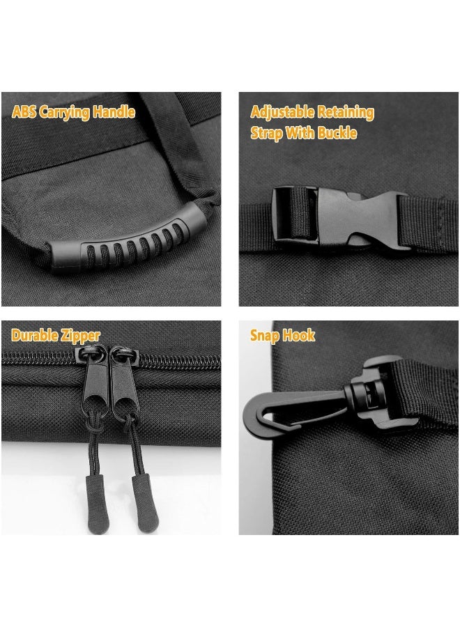 Bentolin Freedom Hard Top Panel Storage Bag with Carry Handle Compatible with 2007-2021 2022 Jeep Wrangler JK JKU JL JLU Sports Sahara Rubicon 2 or 4 Doors - Image 5