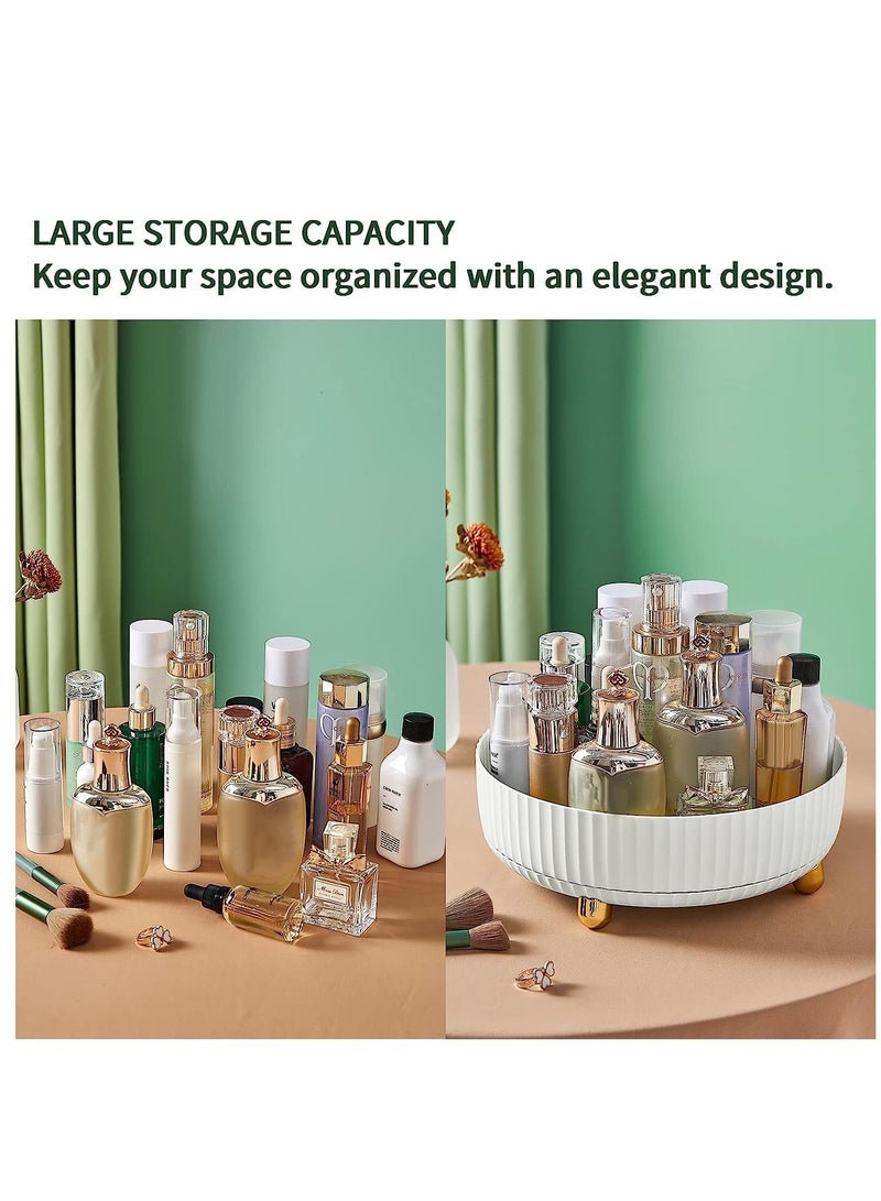 Turntable Cabinet Organizer, 11 Inches Rotating Spice Rack Kitchen Storage, Spinning Food Storage Container for Spices, Condiments  - Image 5