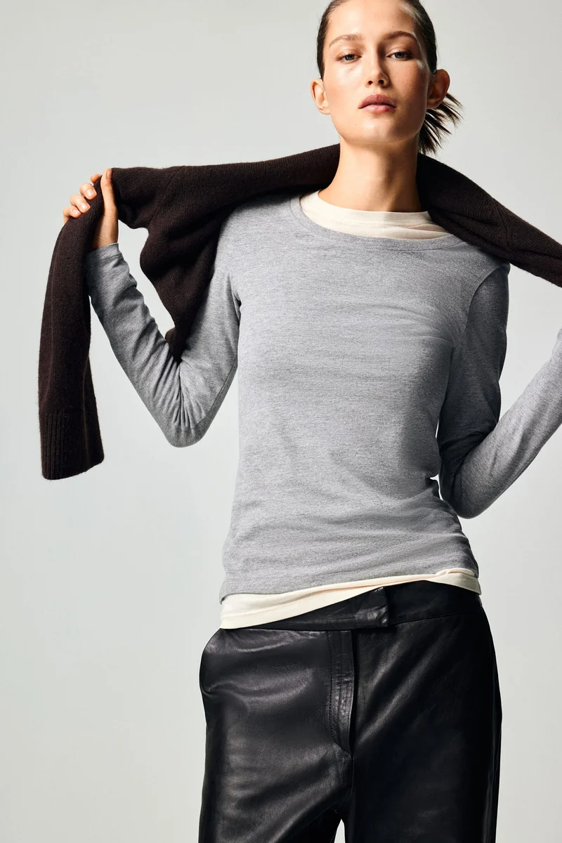 H&M Fitted cotton top