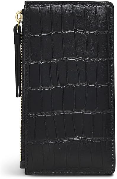 Radley Radley London Angel Lane Medium Ziptop Coin Purse for Women in Faux CrocodileEffect Leather with 6 Interior Card Slots Black One Size Classic  - Image 2