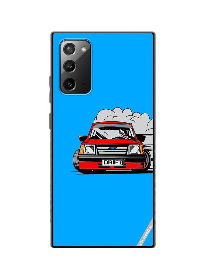 VR CREATIVE Protective Case Cover For Samsung Galaxy Note20 5G Car Drift Design Multicolour - Image 1