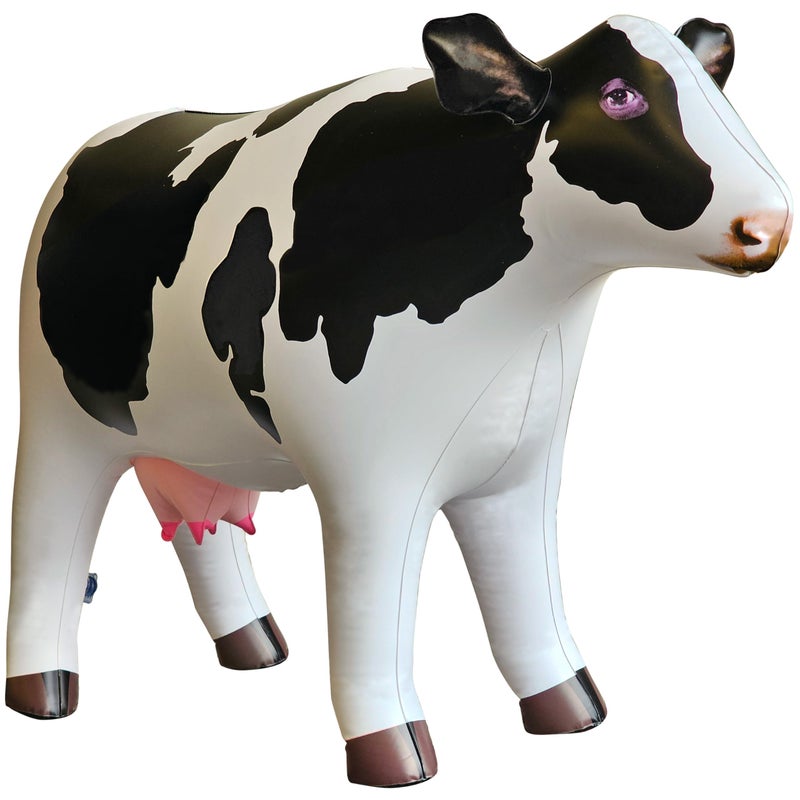Jet Creations Cow Inflatable Animal Baby 90cm Long Great for Pool Party Decoration Birthday Kids and Adult anCow - Image 2