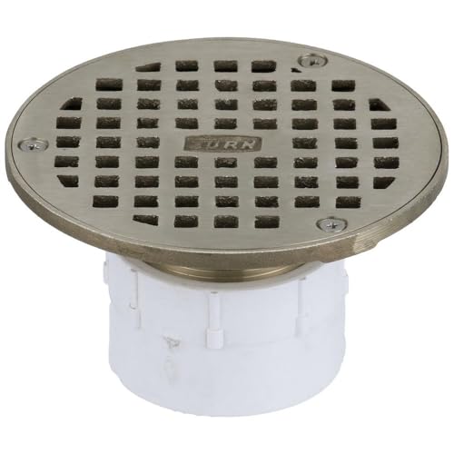 Zurn FD2210-PV2 Adjustable Floor Drain, PCV Body, 2" Solvent Weld Connection - Image 1