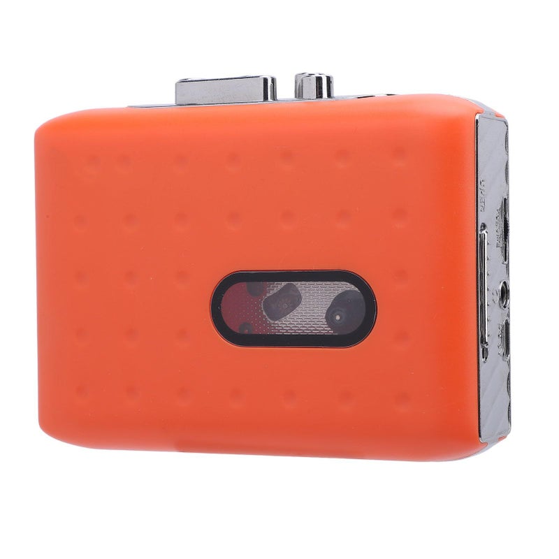 مسجل مشغل كاسيت محول محمول من USB C إلى MP3 مع ميكروفون مدمج وسماعة رأس - Image 3