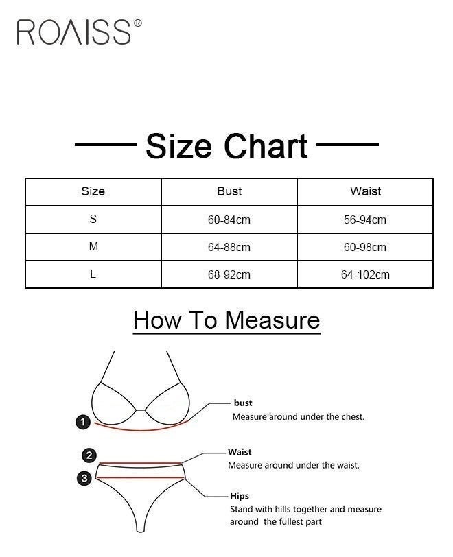 roaiss Women's Underwear Women's Lace Splicing Suit Chain Decoration Split Underwear - Image 3