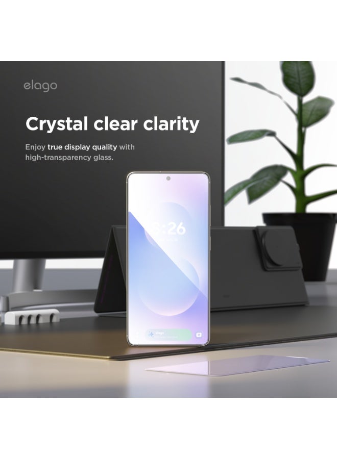 Elago Tempered Glass Designed for Samsung Galaxy S26 Ultra (2026) [Anti-Fingerprint] Screen Protector - [1 PACK] - Image 5