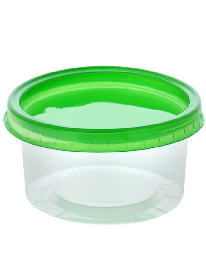 Surefresh Plastic Food Storage Containers, Rectangular, 5-Pack, BPA Free, Leakproof, Microwave/Dishwasher/Freezer Safe, 3.07 x 4.57 x 4.57 inches - Image 2