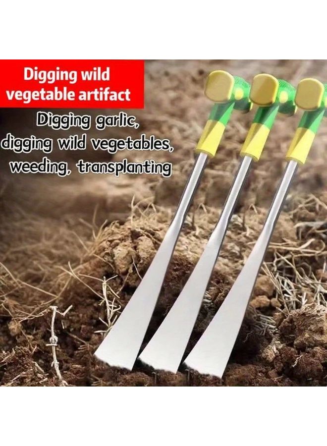 3-Pack Heavy Duty Garden Shovel Set Stainless Steel Outdoor Digging Weeding Transplanting - Image 2