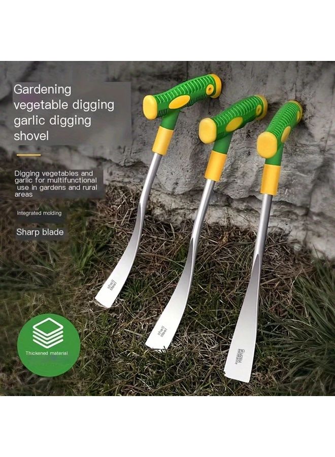 3-Pack Heavy Duty Garden Shovel Set Stainless Steel Outdoor Digging Weeding Transplanting - Image 3