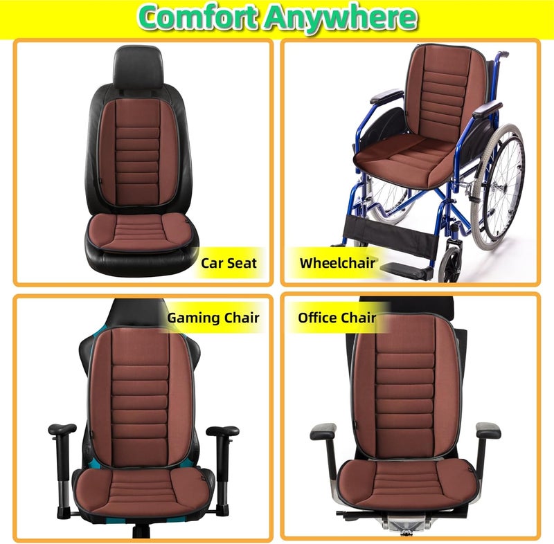 kingphenix Car Seat Cushion with Back Support Pillow - Image 5
