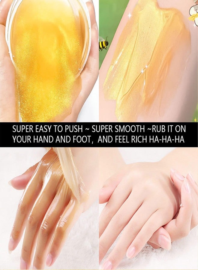 Grospe Turmeric Hand and Foot Peel Mask, Moisturizing Hydrating Nourishing Exfoliating Hand Film Hands Care Paraffin - Image 5