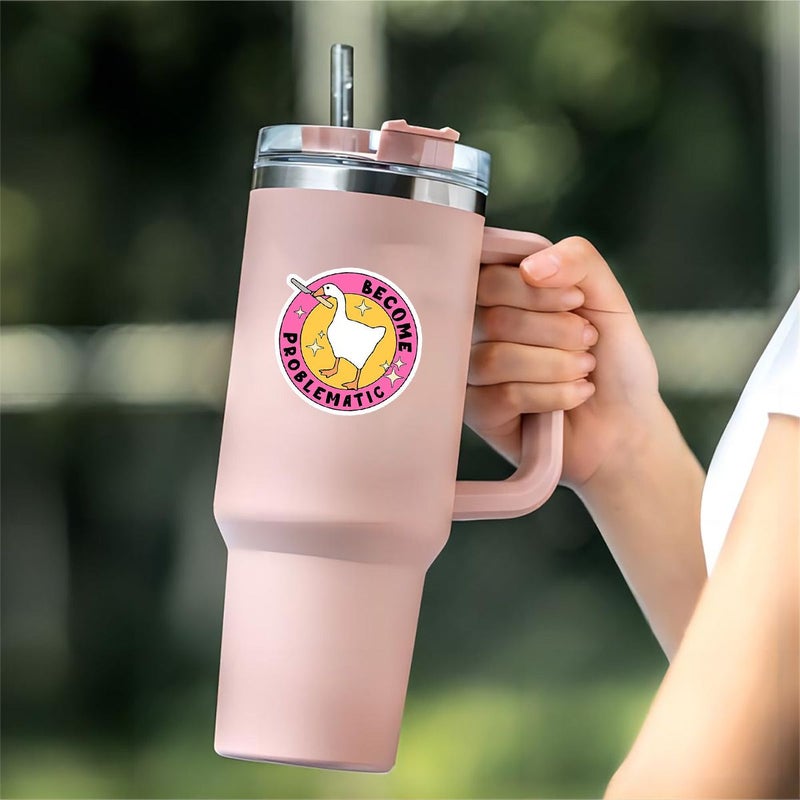 Multicolor 3 Inch Funny Goose Cartoon Sticker Scratch Resistant Strong Adhesive for Laptop Water Bottle - Image 5