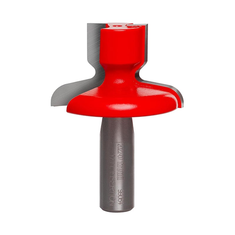 freud Finger Pull Door Lip Bit for Door and Window - Ideal for Milling Finger Pull Edge on Cabinet Doors and Drawer Fronts - 1-3/4" Diameter, 1/2" Shank - 99-064 - Image 1