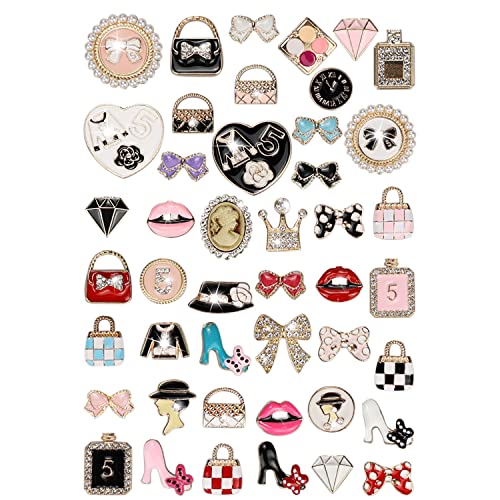 CUNUEN Lot of Bling Designer Decoration Charms Luxury Fashion Trendy Rhinestone Jewelry Accessories for Women Girls - Image 1
