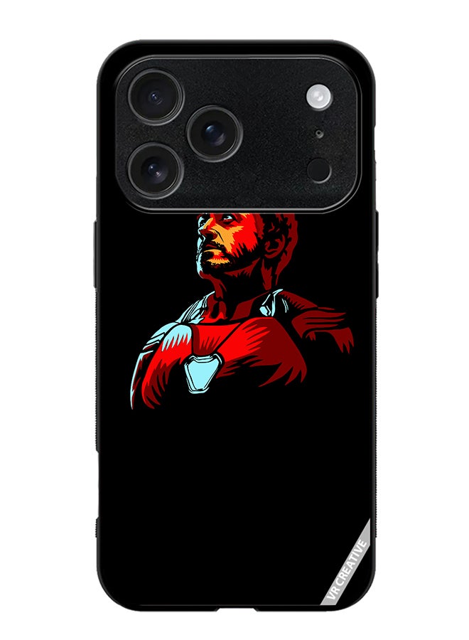 Protective Case Cover For Apple iPhone 17 Pro Max Iron Man Design Multicolour