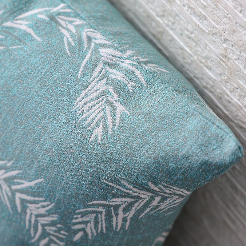 DANUBE HOME Woven Cushion 45X45Cm - Palmway Aqua, Multi Color, Breezy Outdoor Cushion, 100% Olefin Fabric, For Balcony Seating, Garden Benches And Terrace Sofas - Image 3