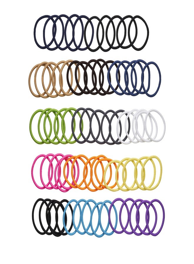 GOODY Ouchless Elastics Value Pack, Neutral & Neon, 70 Count - Image 3