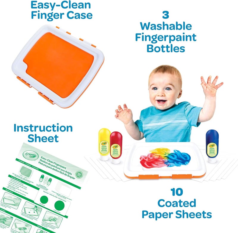 Crayola Easy-Clean Fingerpaint - Image 2