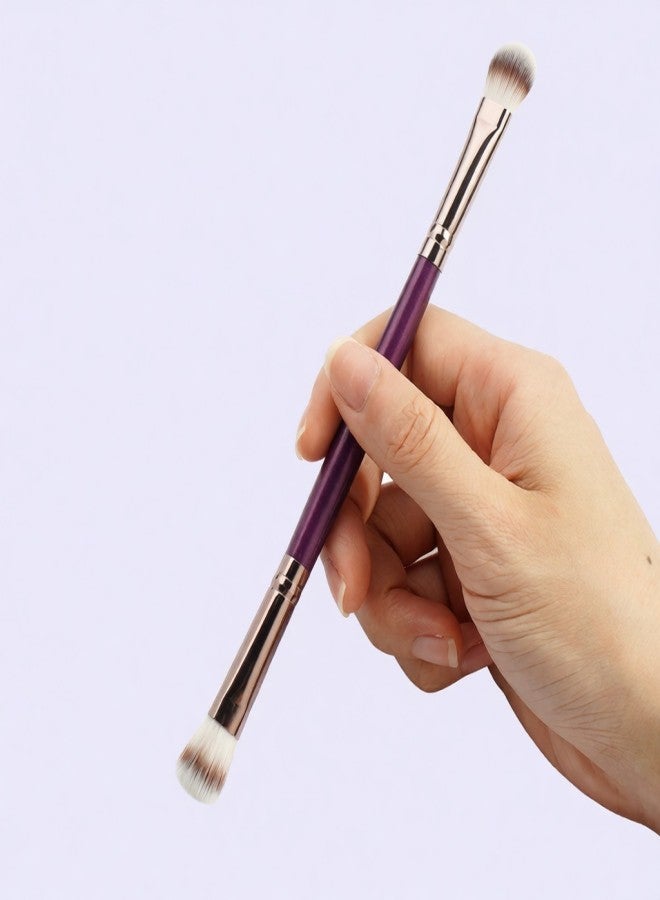 4 Pcs Dual End Eyeshadow Smudge Brush 2 in 1 Eyeshadow Brush Concealer Brush Soft Eyeshadow Applicators Double Sided Makeup Brushes Cosmetic Tool for Women Lady - Image 4