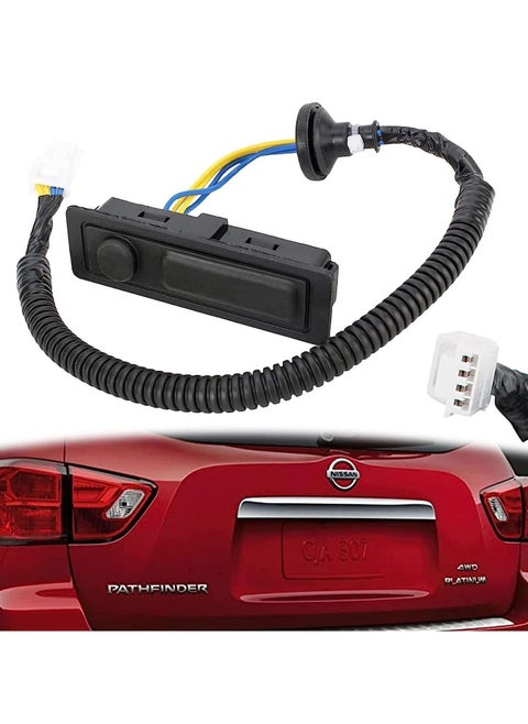 Rear Liftgate Trunk Open Release Switch - Compatible with Nissan Pathfinder 2014-2019 - Replacement Tailgate Lid Switch 25380-3JA0A - High-Quality and Reliable