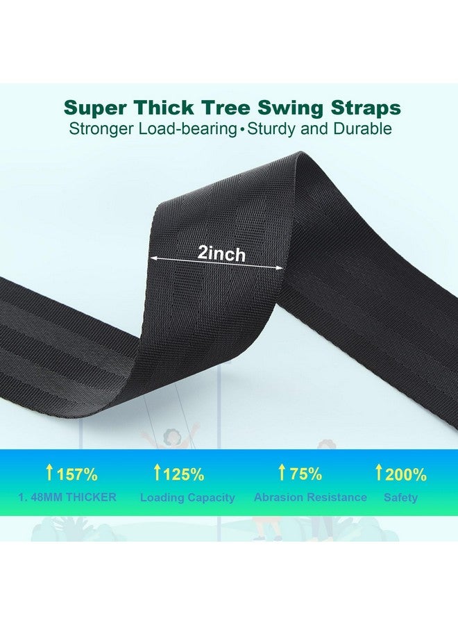 AGPTEK Disc Swing with Monkey Bars,Tree Swing Set Accessories Rope Disk Swing Seat with Carabiner and 22in Hanging Strap Heavy Duty Swingset for Zipline Outdoor Playground, Jungle & Gym(Green) - Image 5