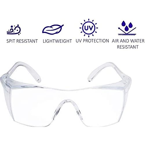 Vast SAFETY GOGGLES SAFETY GLASSES FOR BIKING, RIDING, FOR MEN, WOMEN, BOYS, GIRLS Welding, Laboratory, Blowtorch, Wood-working, Power Tool Safety Goggle (PACK OF 1) - Image 4