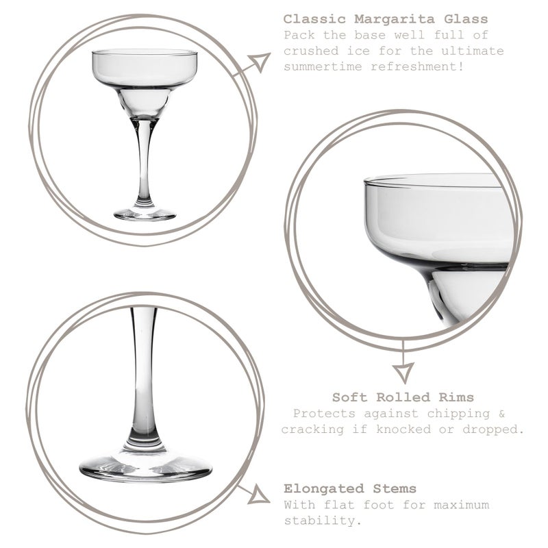 LAV MISKET Glass / 300 cc - 10.25 Oz / 6 Pcs/Elegant design, Trusted Brand, Attractive shape of Sparkling drink,Smoothies, Juices, Cocktails - Image 2