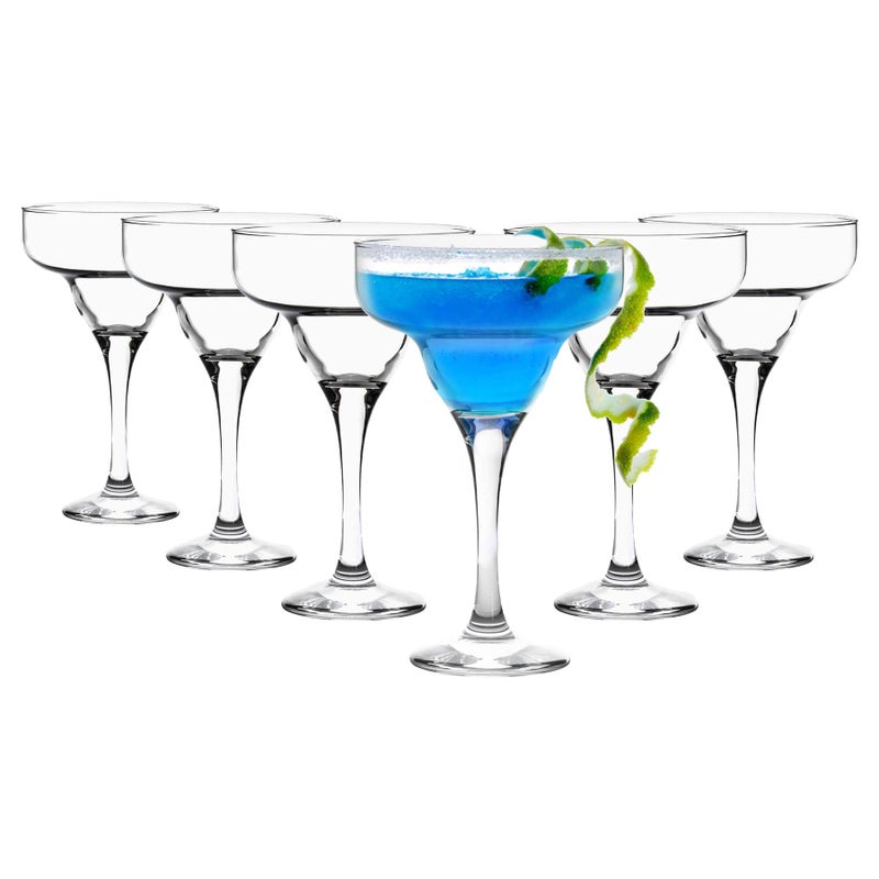 LAV MISKET Glass / 300 cc - 10.25 Oz / 6 Pcs/Elegant design, Trusted Brand, Attractive shape of Sparkling drink,Smoothies, Juices, Cocktails - Image 1