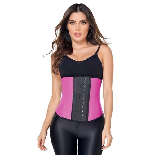 Ann Chery 2026 Corset Waist Trainer for Women| 2 Hook Colombian Latex Cincher| Adjustable Tummy Control Body Shaper|Sport Use Pink - Image 1