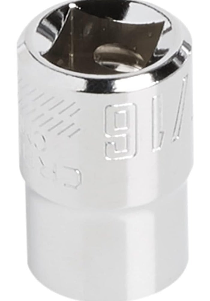 CRAFTSMAN Shallow Socket, SAE, 3/8-Inch Drive, 7/16-Inch, 6-Point - Image 3