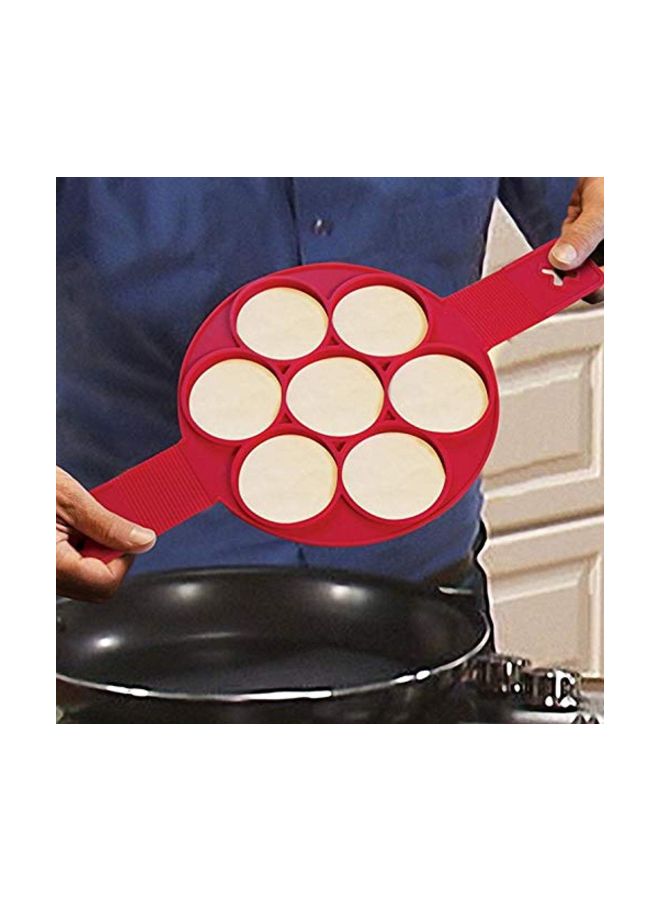 نيبمينينت صانعة البانكيك من السيليكون أحمر - Image 2