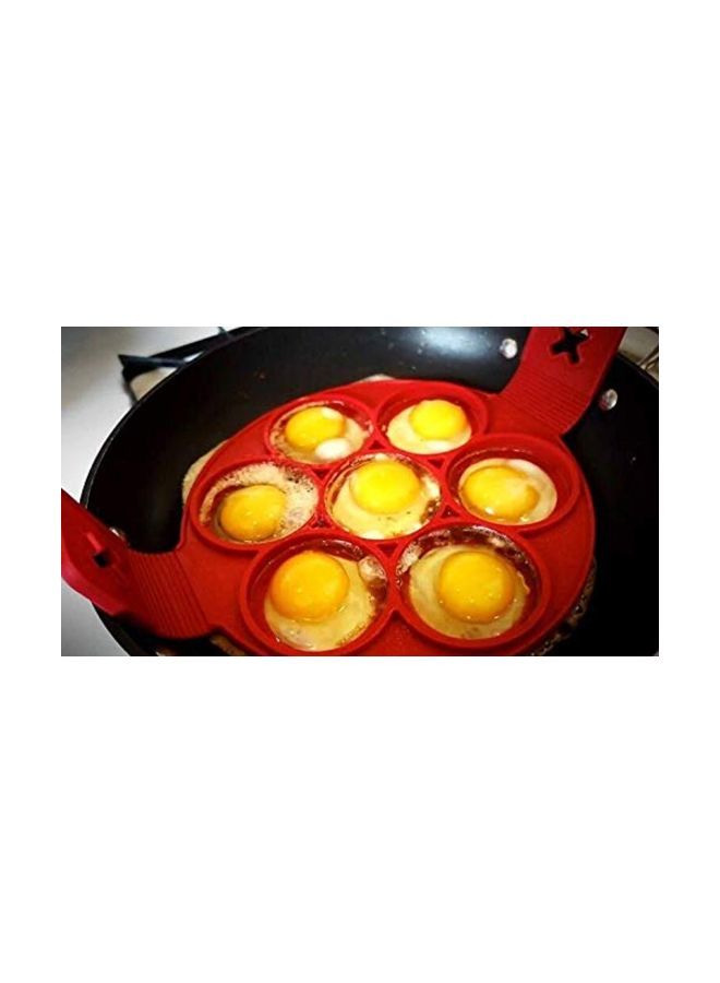 نيبمينينت صانعة البانكيك من السيليكون أحمر - Image 4