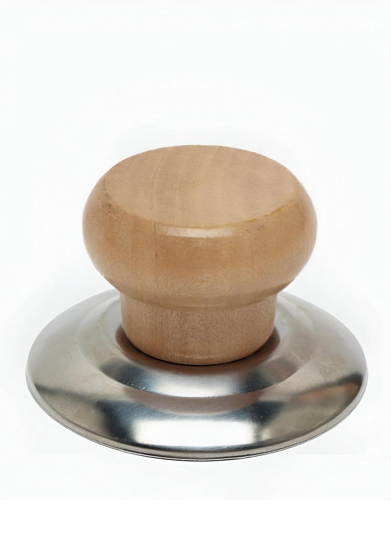 مقبض غطاء وعاء خشبي (سهل التركيب) - قطعة واحدة  - Image 1